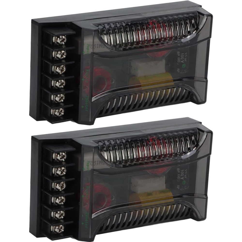 Universal Car Speaker Frequency Divider - 300W 2 Way Crossover for Precision