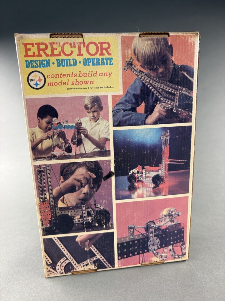 Motorized ERECTOR Mark 20 Set 31102 a Gilbert Key to Tomorrow Design Build