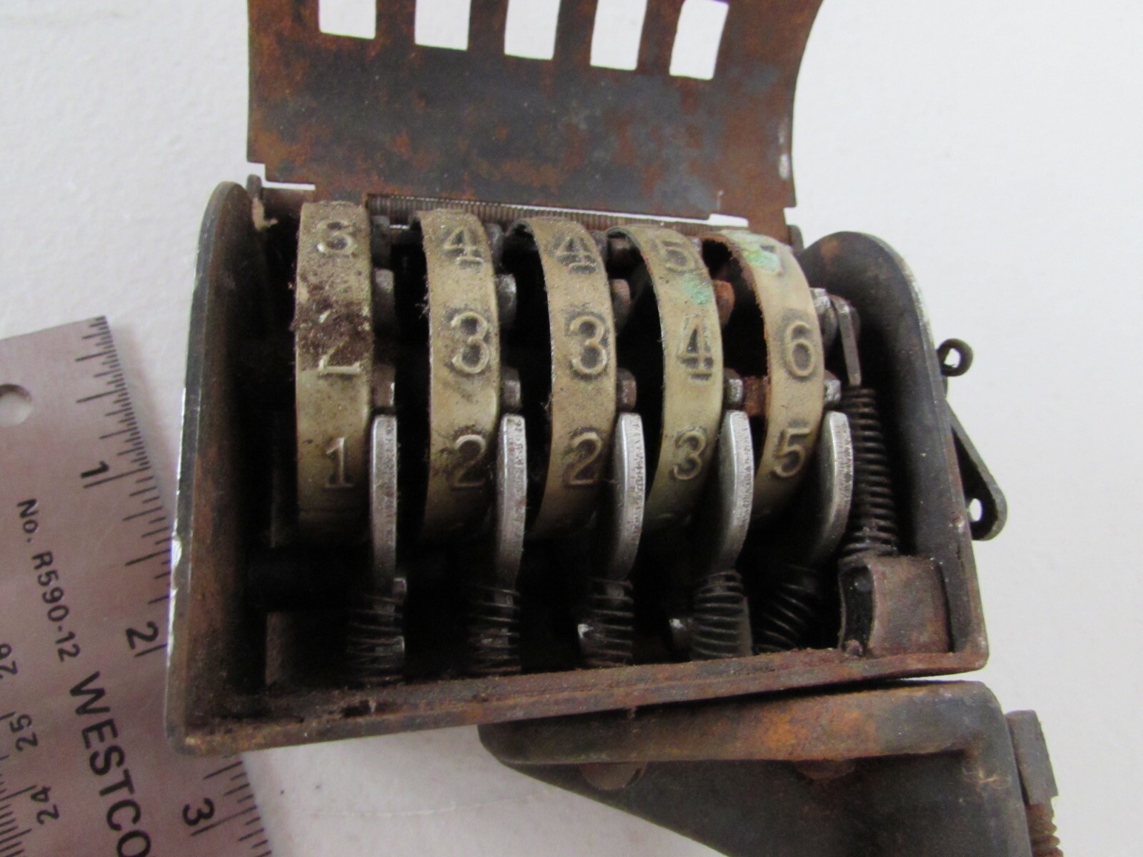 Vintage Redington Counting Machine 5 Register Hay Bale Counter