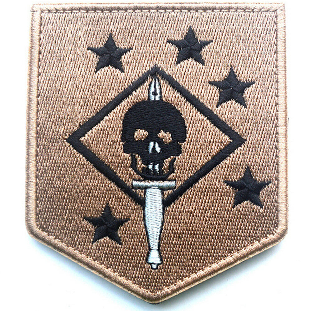Marine Raiders Infrared Special Operations-MARSOC Hook Loop Patch Badge Desert