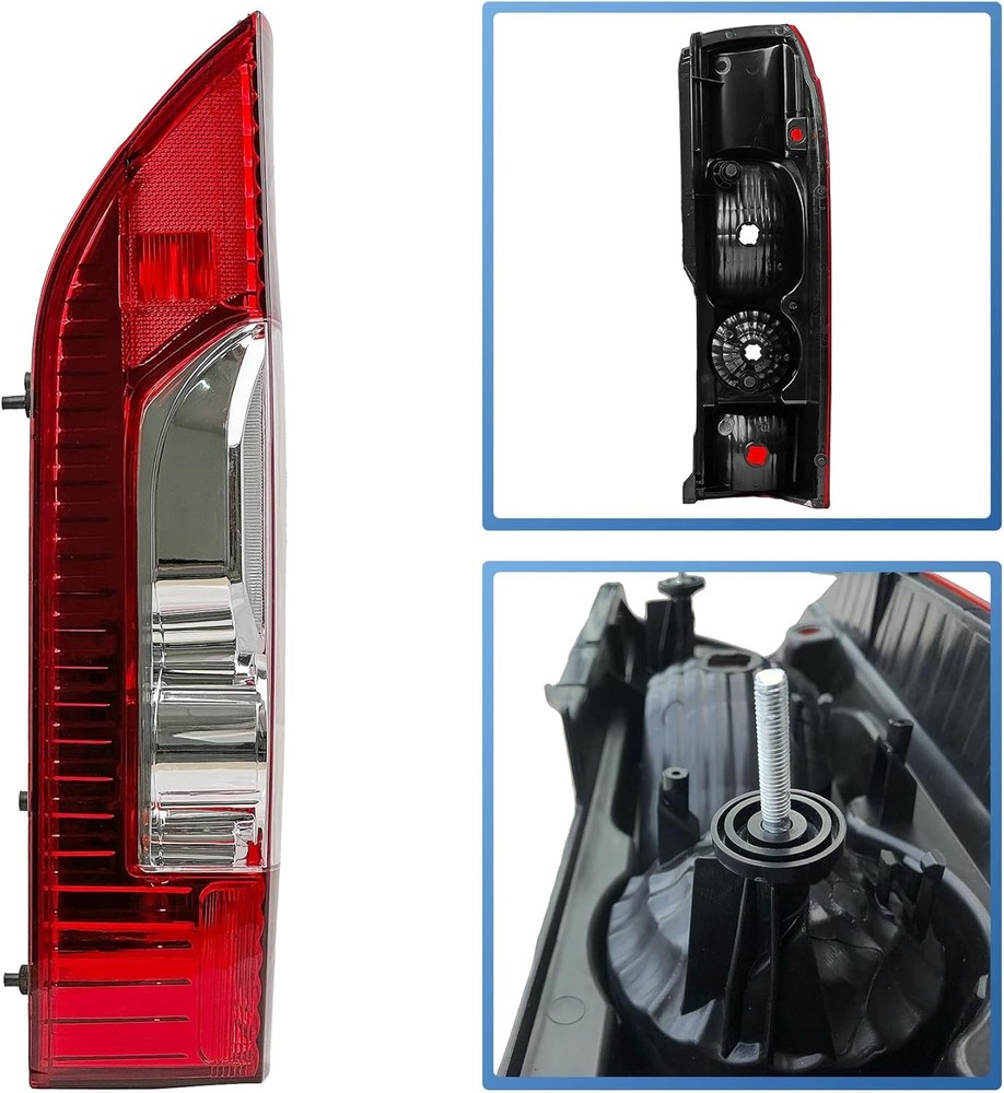 Replacement Driver Side Tail Light, no Circuit for RAM ProMaster 1500 2500 3500