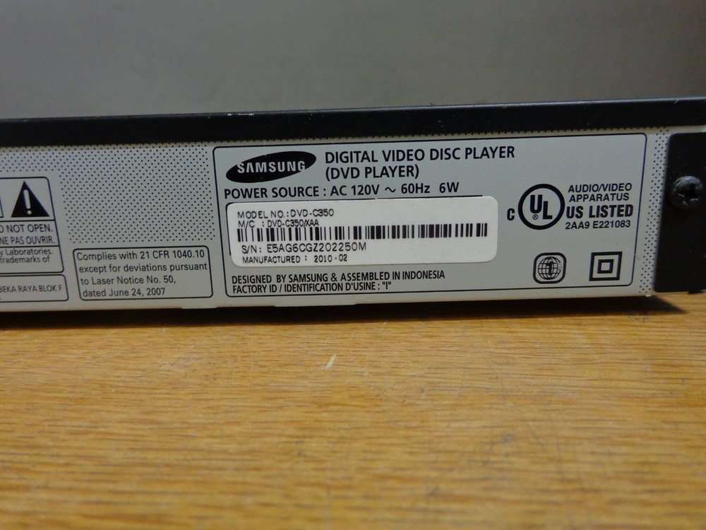 Samsung DVD-E360 DVD Disk Digital Player