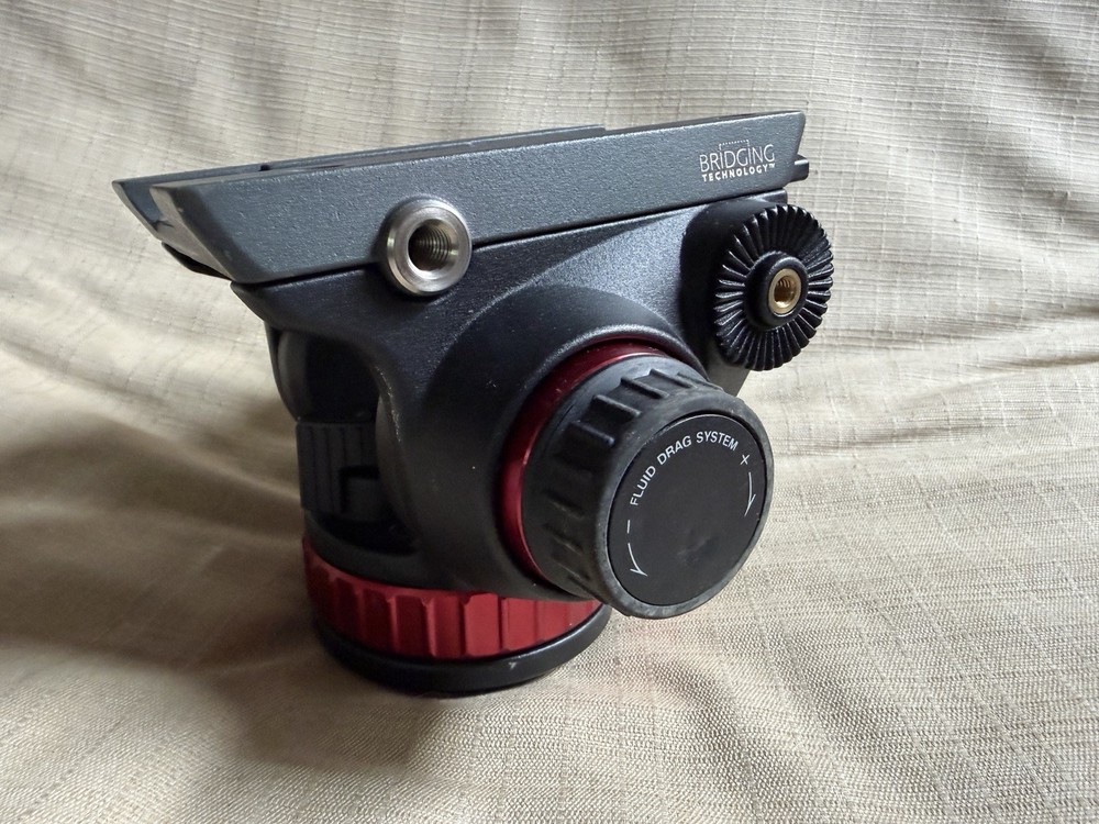 Manfrotto MVH502AH Fluid Head Quick Release for Camera Camcorder
