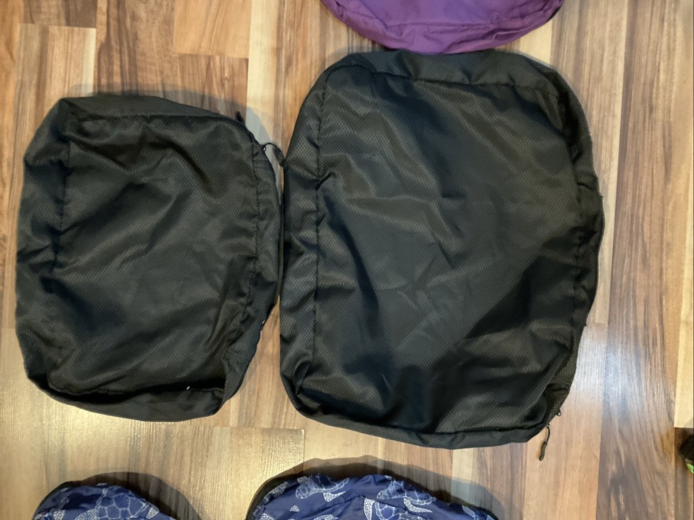Mix Lot 6 Packaging Luggage Cubes Travel Wise Amazon Basics Beegreen