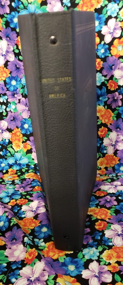 VINTAGE MACO PHILATELIC SERVICE UNITED STATES COMMEM PLATE BLOCK POSTAGE ALBUM