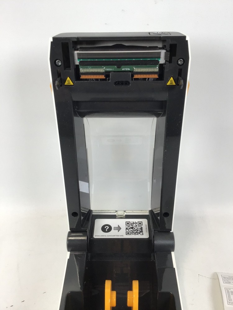 Zebra ZD410 Direct Thermal Barcode Label Printer White ZD41H23-D01E00EZ ~