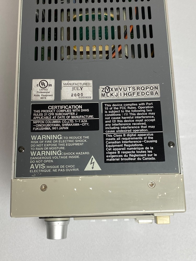Denon MiniDisc MD Player/Recorder - DN-M991R
