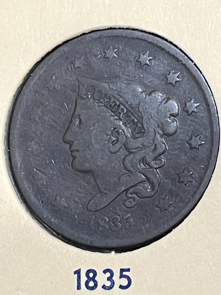 1835 Large Cent - Head of 36