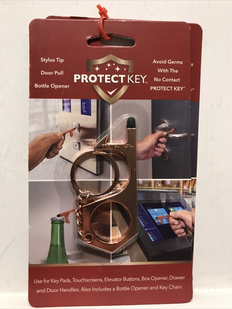 PROTECT KEY keychain (Multi-Function / No Contact 2-PK) BRAND NEW