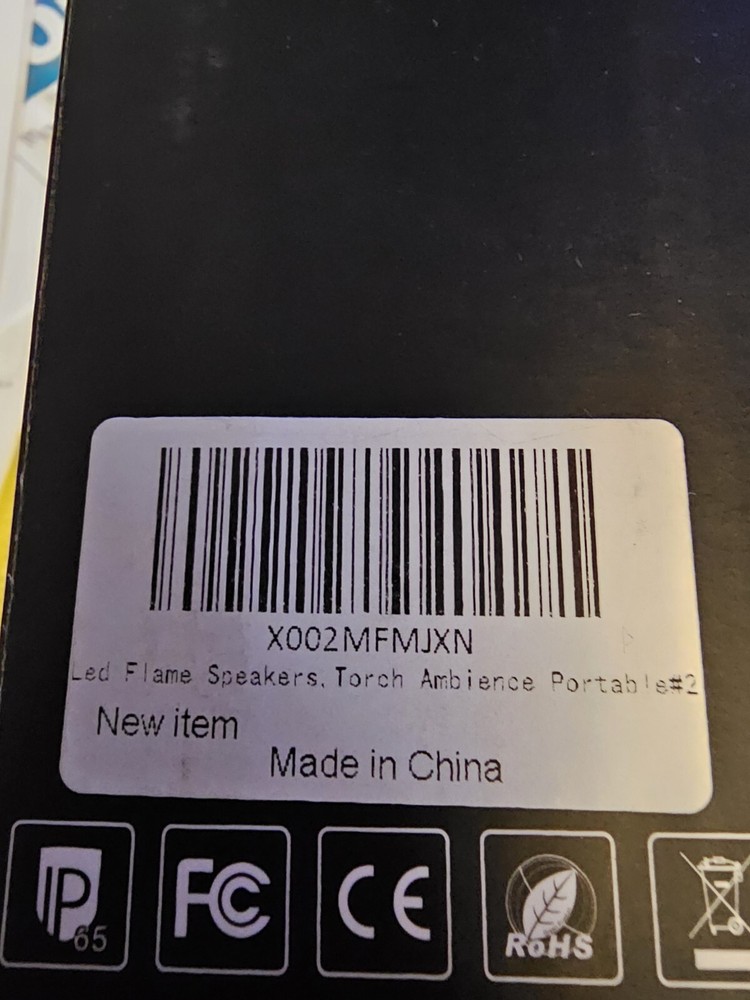 Flame Atmosphere Speaker New Open Box LED