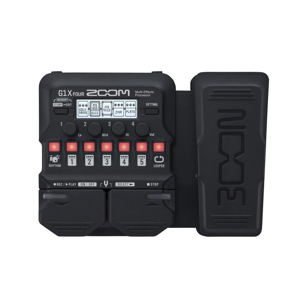 Zoom G1X Four Guitar Effects Processor with Built-In Expression Pedal