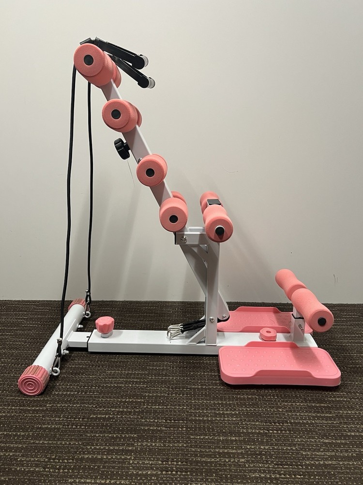 VEVOR Foldable Squat Machine with 3 Resistance Bands