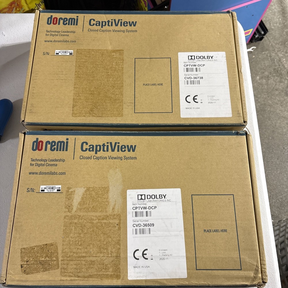 2 - CaptiView Closed Caption Viewing System CPT-DCP retails over $1000