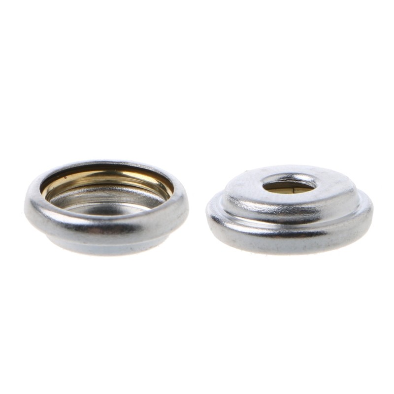 100Pcs Stainless Steel Snap Button Canvas Cover Snap Fastener Socket Screw
