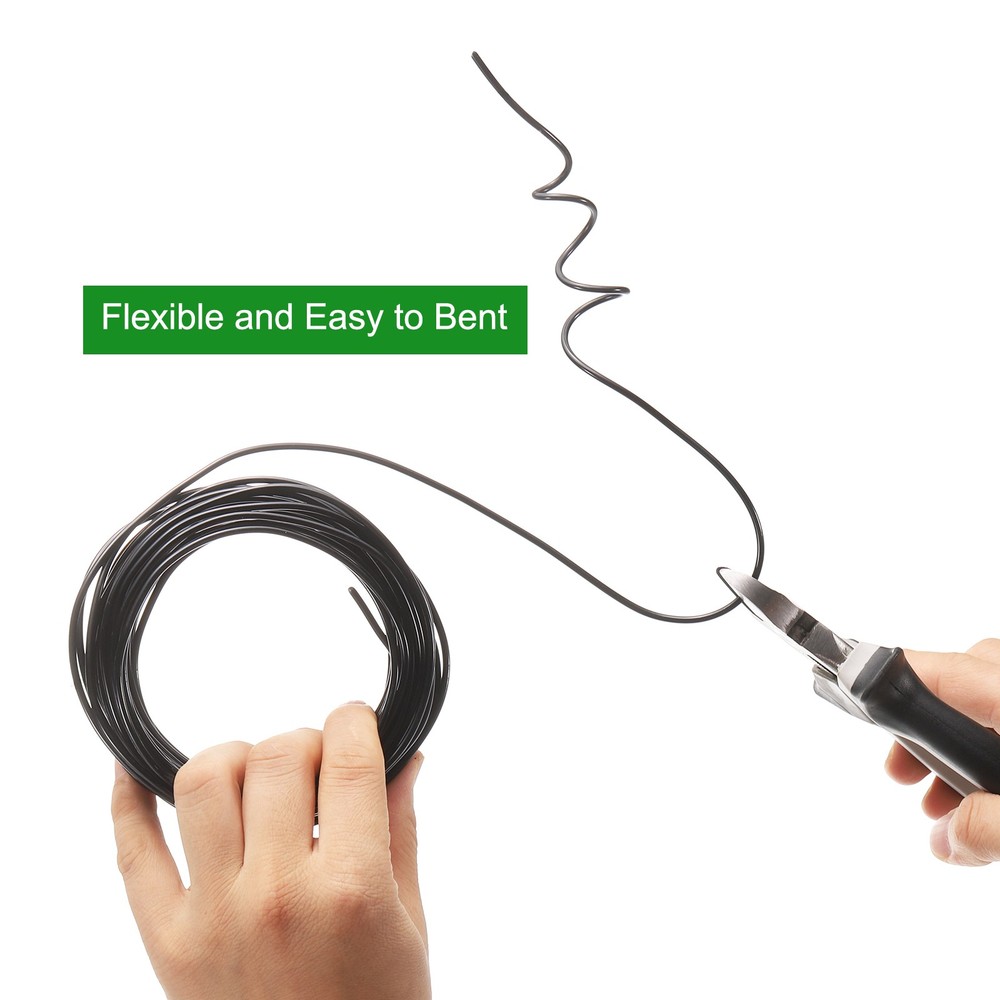Bonsai Wire Anodized Aluminum Training Wire 3mm 33ft Black