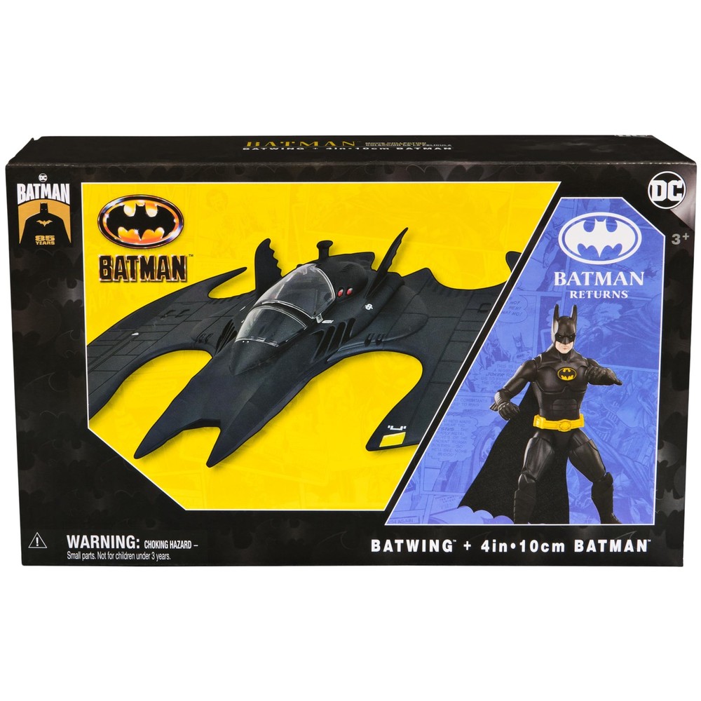DC Comics Batman, Batwing and 4-inch Batman Figure Set, 1992 1, Multicolor