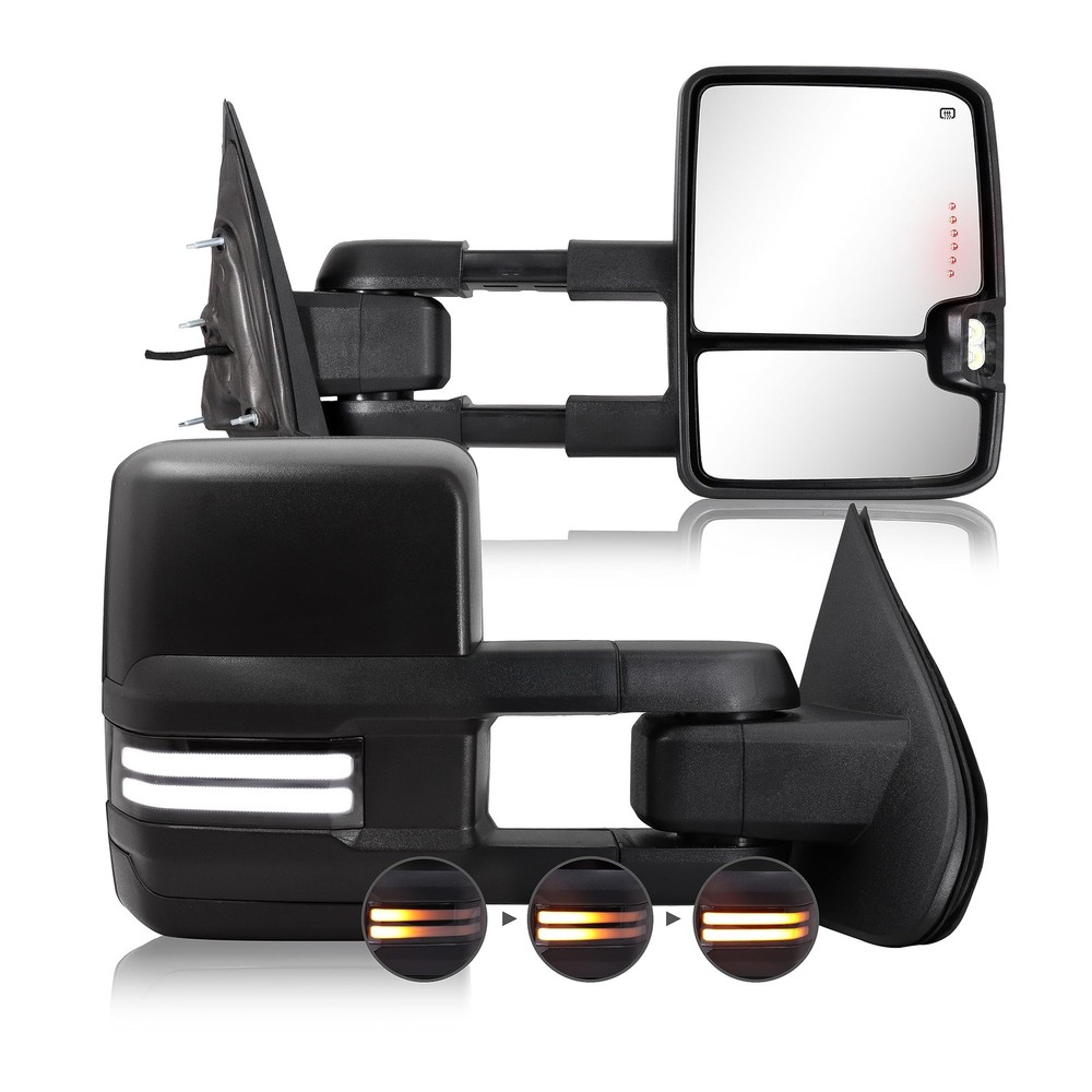 Switchback Towing Mirror for Silverado Sierra - SWITCHBACK, Unpainted