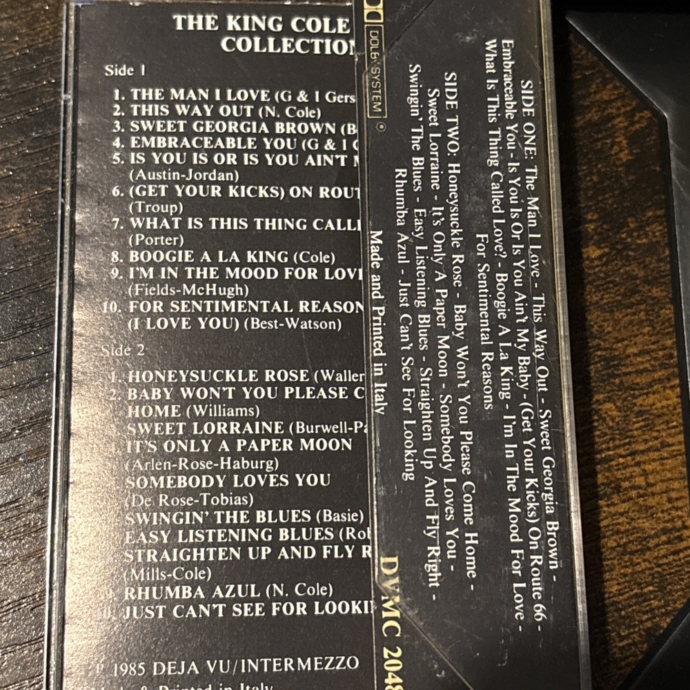 KING COLE TRIO CASSETTE COLLECTION - RARE
