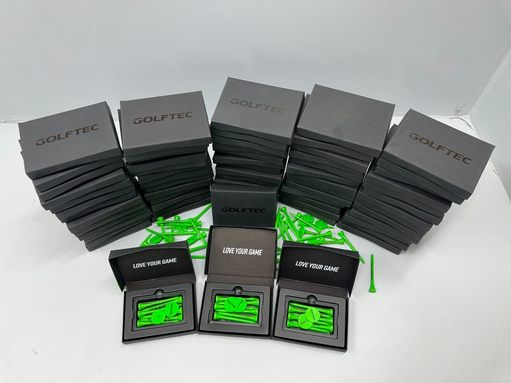 400 GOLFTEC Green Bamboo Golf Tees - 2.75