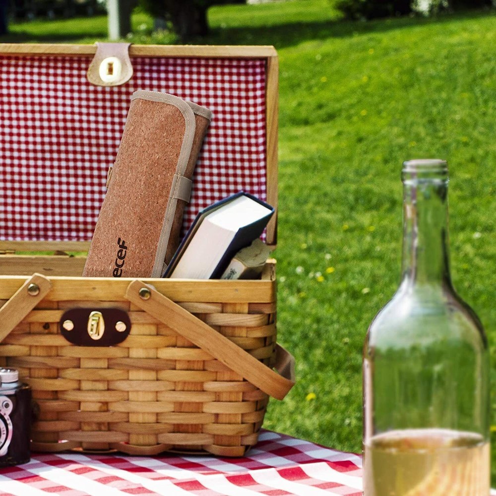 Hecef 11Pcs Knife Set Stonewashed Rustproof Stainless Steel Sharp Cutting Knife