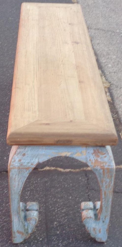 Solid Wood Bench – Great Design Style – VGC – UNIQUE BENCH – READY TO USE