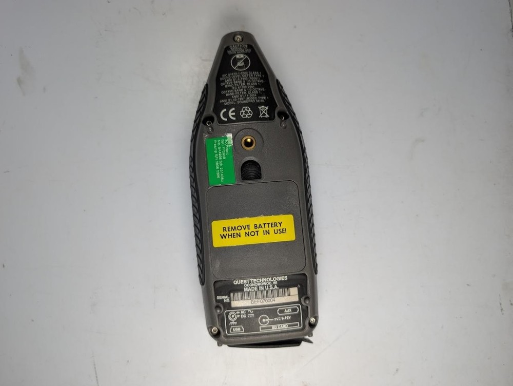 3M Quest Technologies SoundPro SE/DL Sound Level Meter