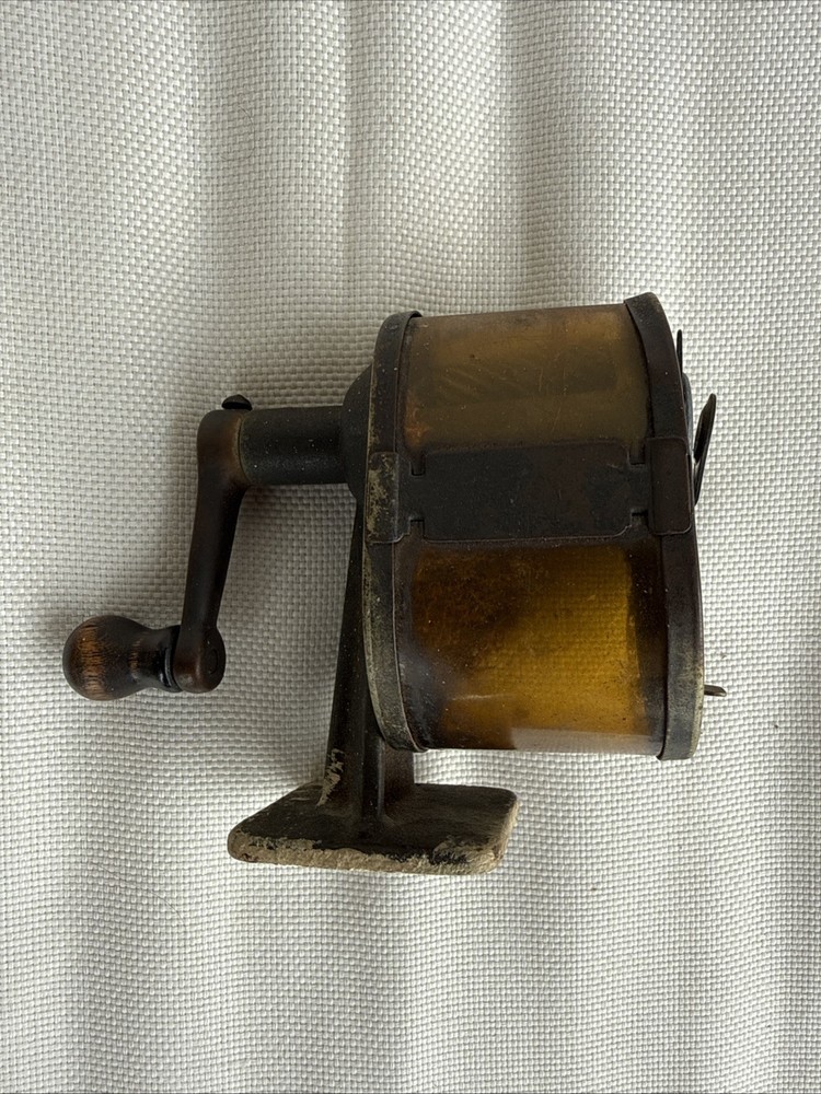 Vintage Chicago Automatic Pencil Sharpener Wood Handle Knob (1920s)