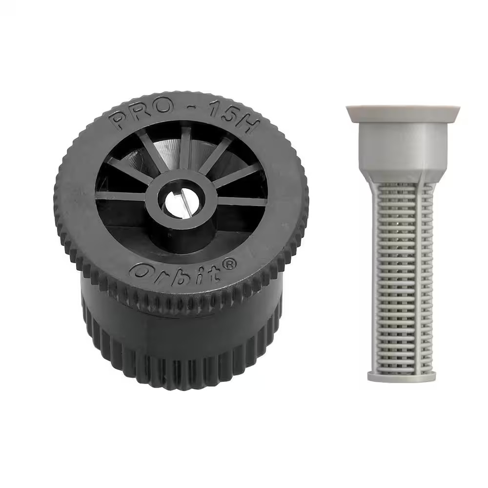 Half Pattern Sprinkler Nozzle with Filters (10-Pack)