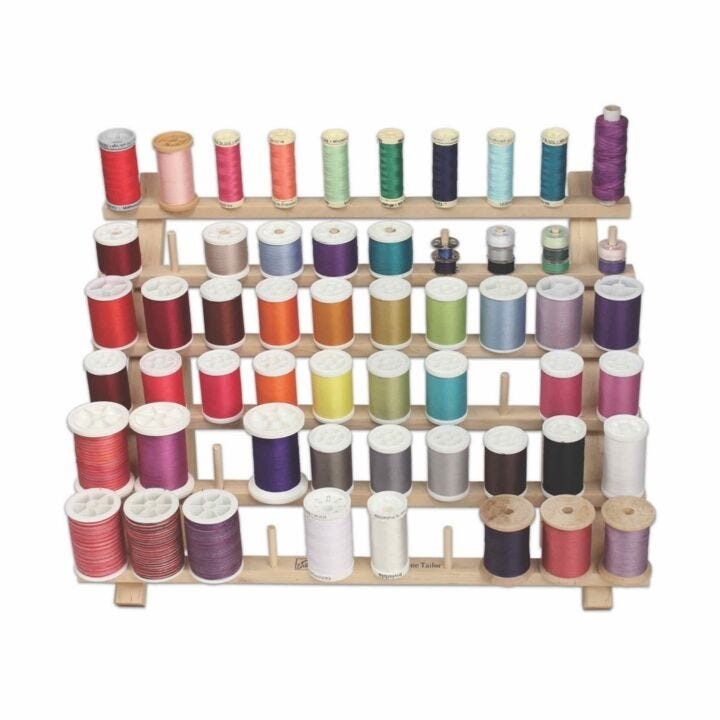 June Tailor Mini-Mega-Rak II Thread Rack - 60 Spool - Table Top