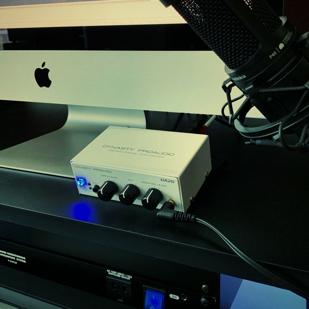 Dynasty ProAudio USB Phono Preamp/Audio Interface A/D RIAA Moving Magnet UA2D