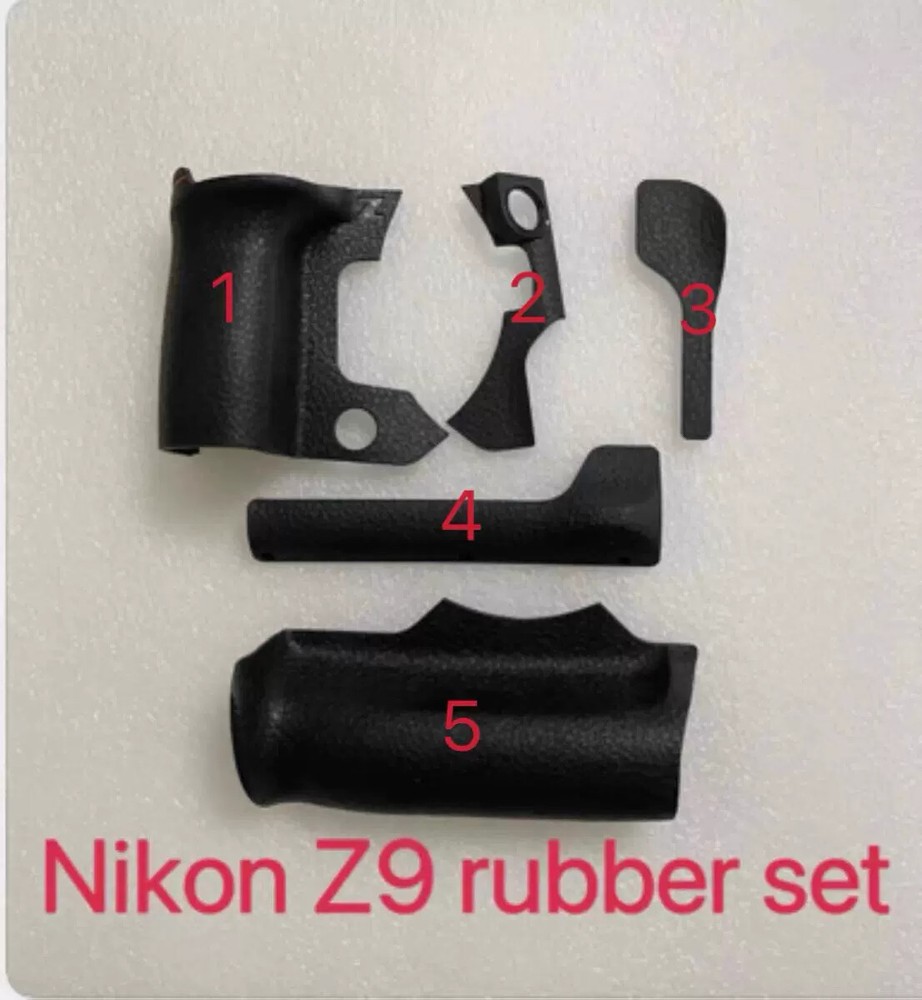 Original Nikon Z9 Camera Grip Thumb Side Buttom Front Rubber Cover Shell