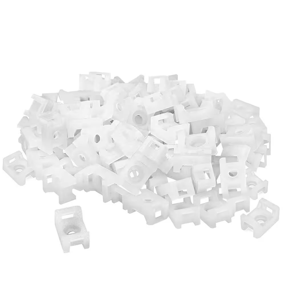 Cable Tie Mounts (100-Pieces) White
