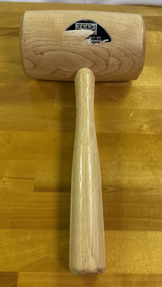 TECH SLEDGE 12" Long Wood The One Simple Tool To Fix All High Tech Problems VGC