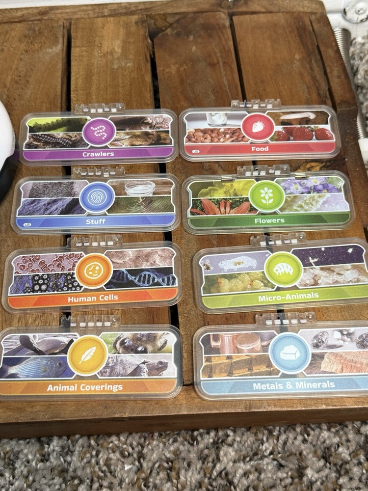 LeapFrog Magic Adventures Microscope with Bonus Slides & Blanks WORKING