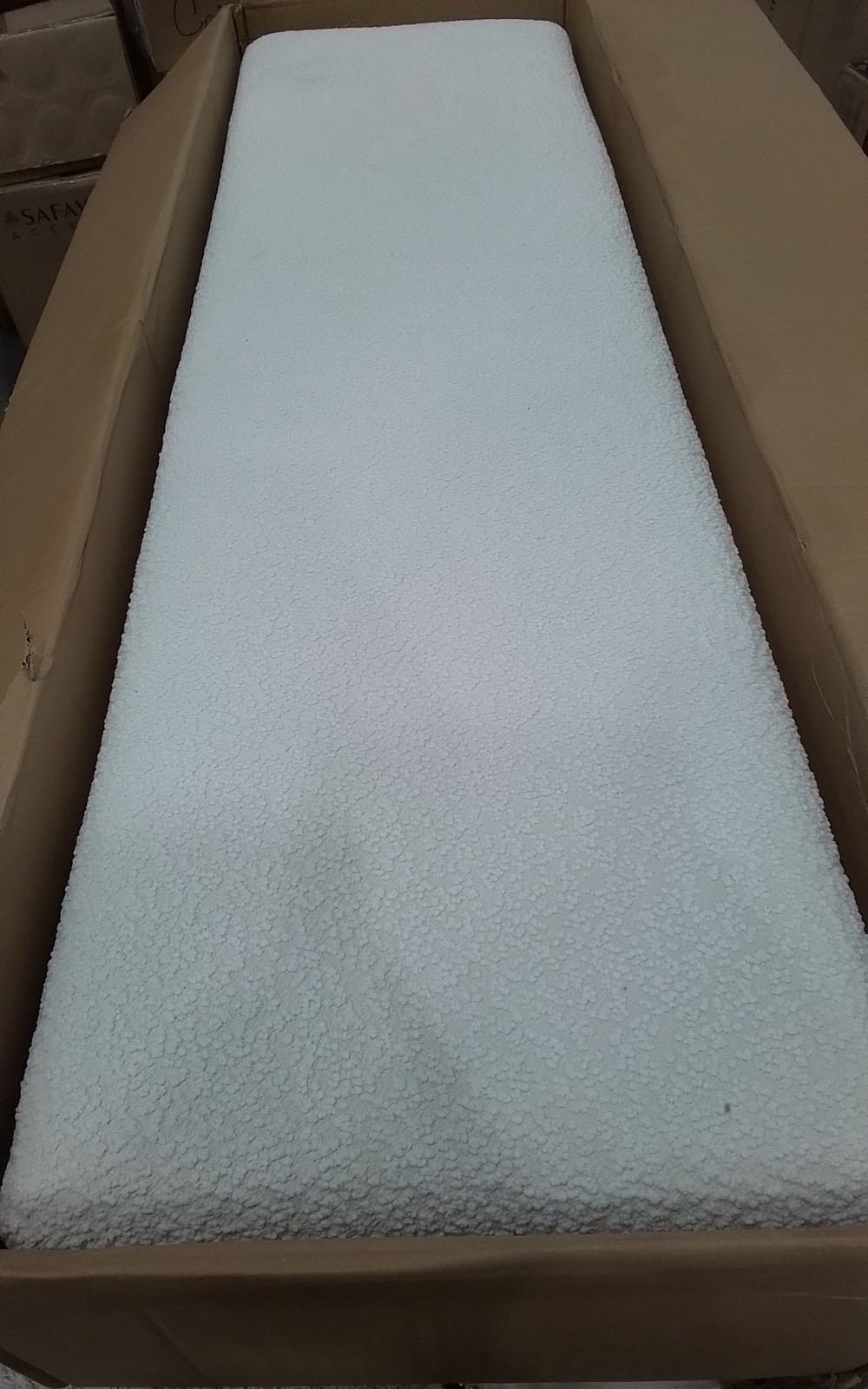 Safavieh TYLIE BOUCLE & WOOD BENCH, Reduced Price 2172770845 SFV5114A