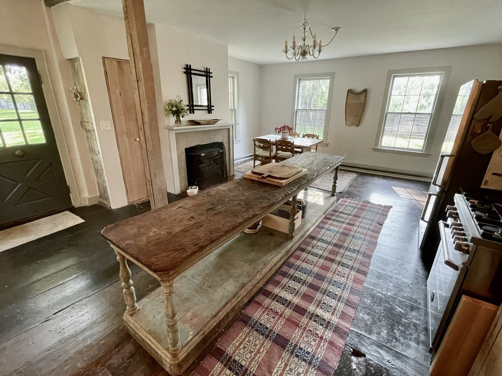 19th C. French Painted Draper’s Table