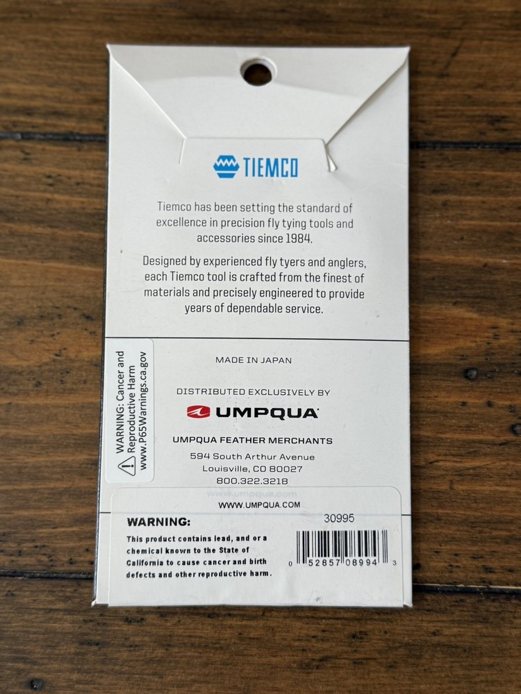 Tiemco Serrated Razor Scissors - Gold
