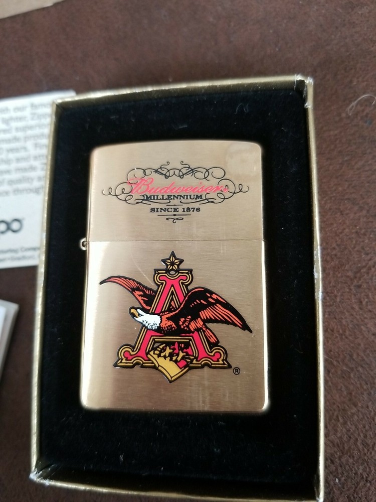 ZIPPO BUDWEISER MILLENNIUM HTF