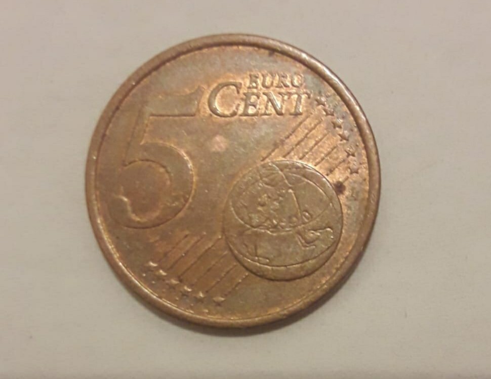 5 cent coin mint year J 2002 very rare
