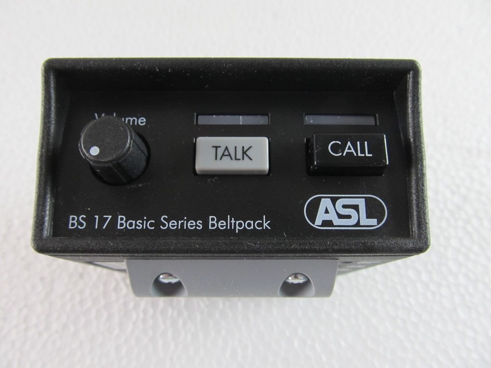 ASL BS17 Single-Channel Beltpack, Tecpro/Clearcom/Stonewood Compatible
