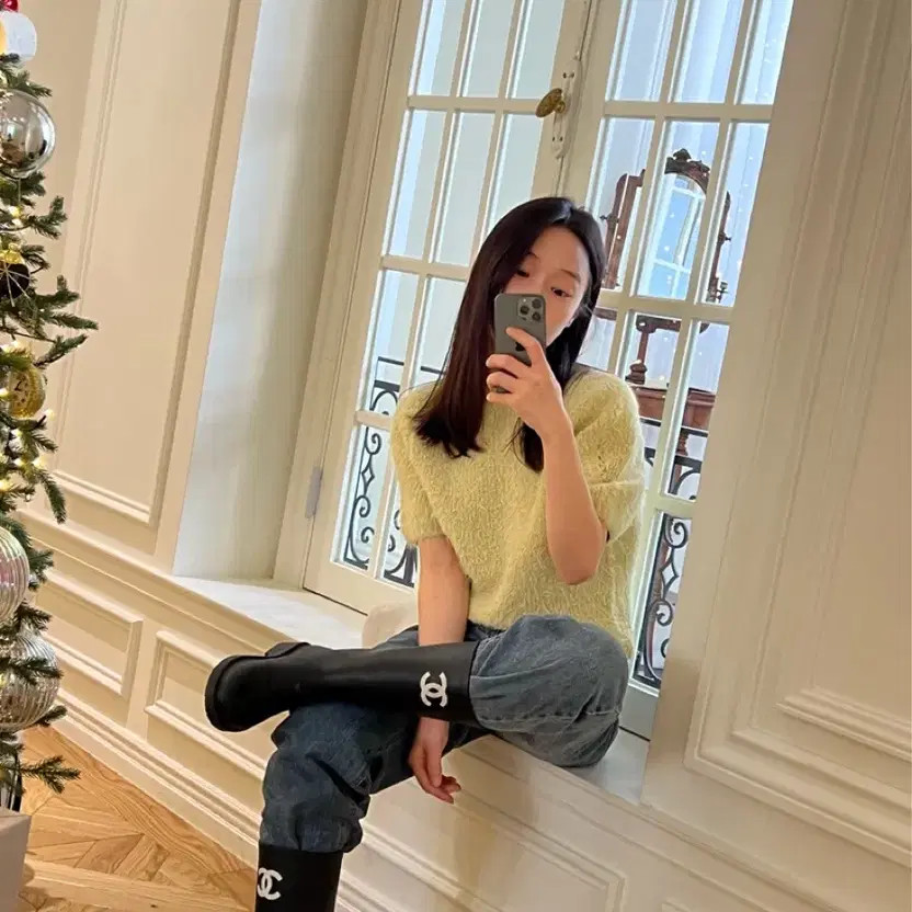 Chunitoori Puppy Volume Knit Lemon Mint