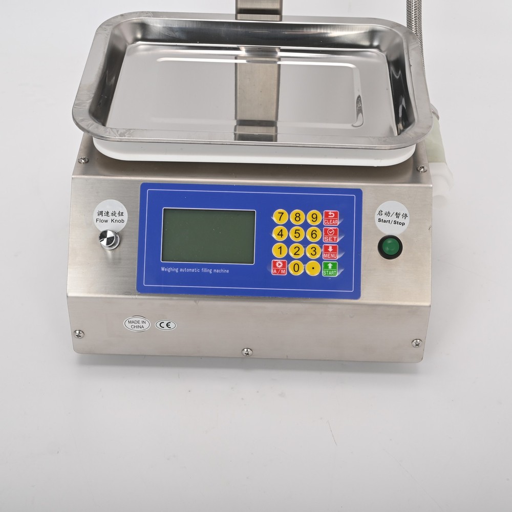 Automatic Digital Liquid Filling Machine for Bottles, 10-5000 g Capacity