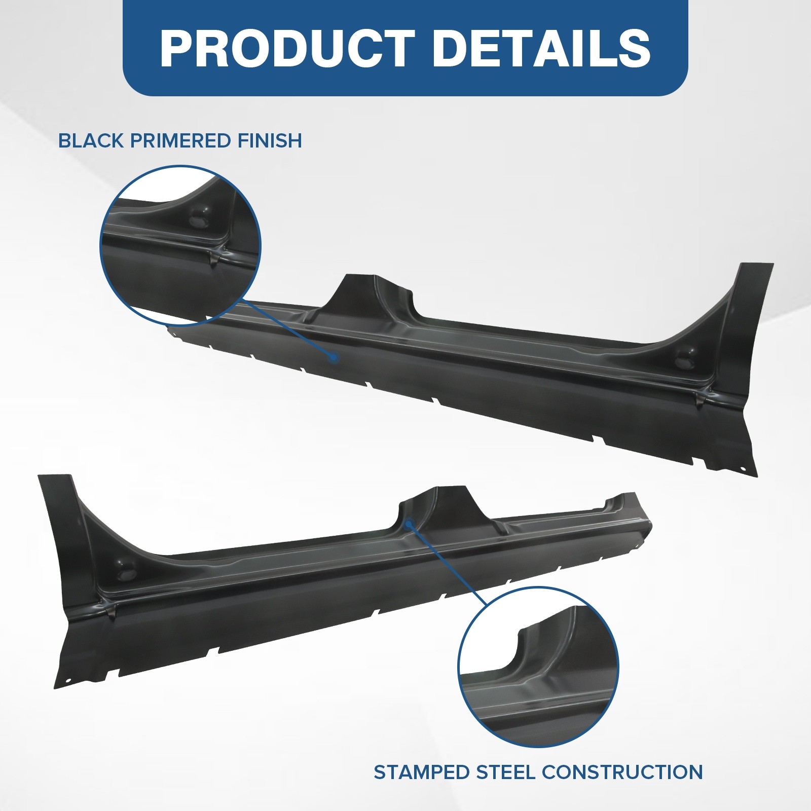 For Silverado Sierra 1500 99-07 Crew Cab Outer& Inner Rocker Panels& Cab Corners