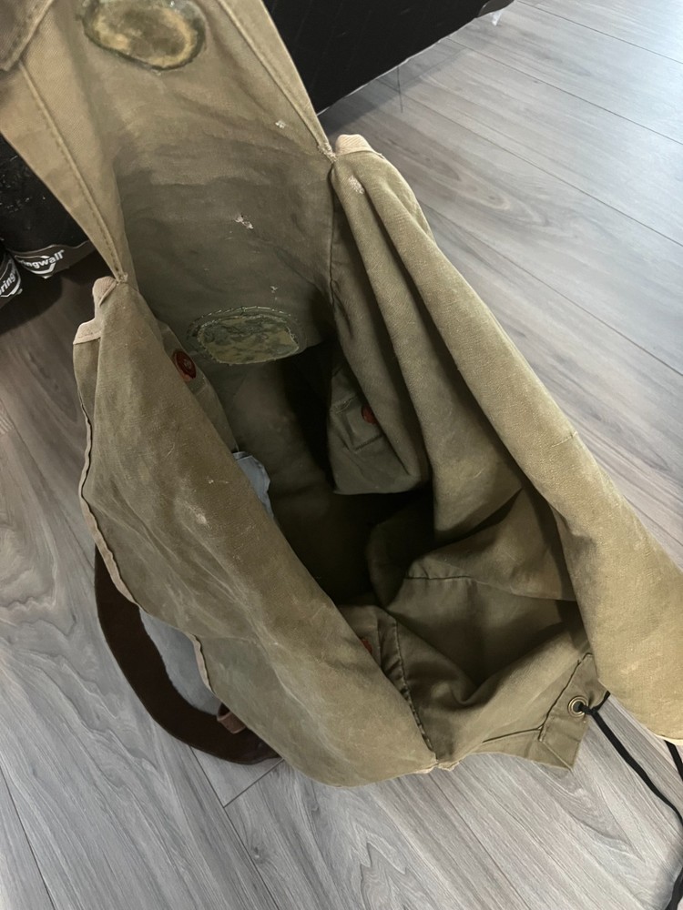 vintage Woods Canada canvas rucksack