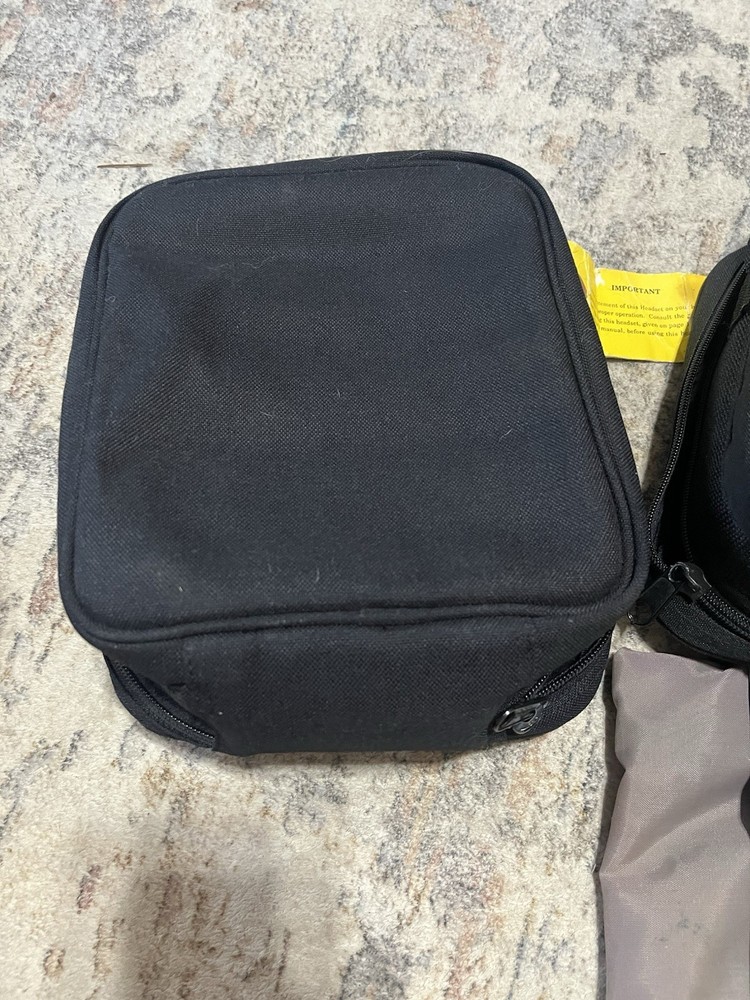 Bose Aviation Embroidered Headset Bag Lot (4) - Two Thicker Zip /Two Pull String