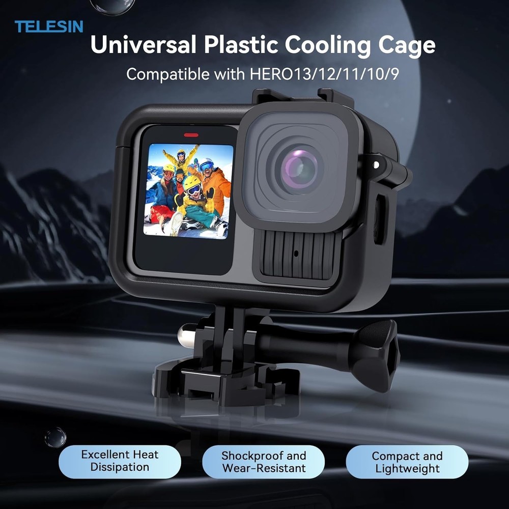 Precision Fit GoPro Housing Case with Cold Shoe Mount - Time-Saving Accessory