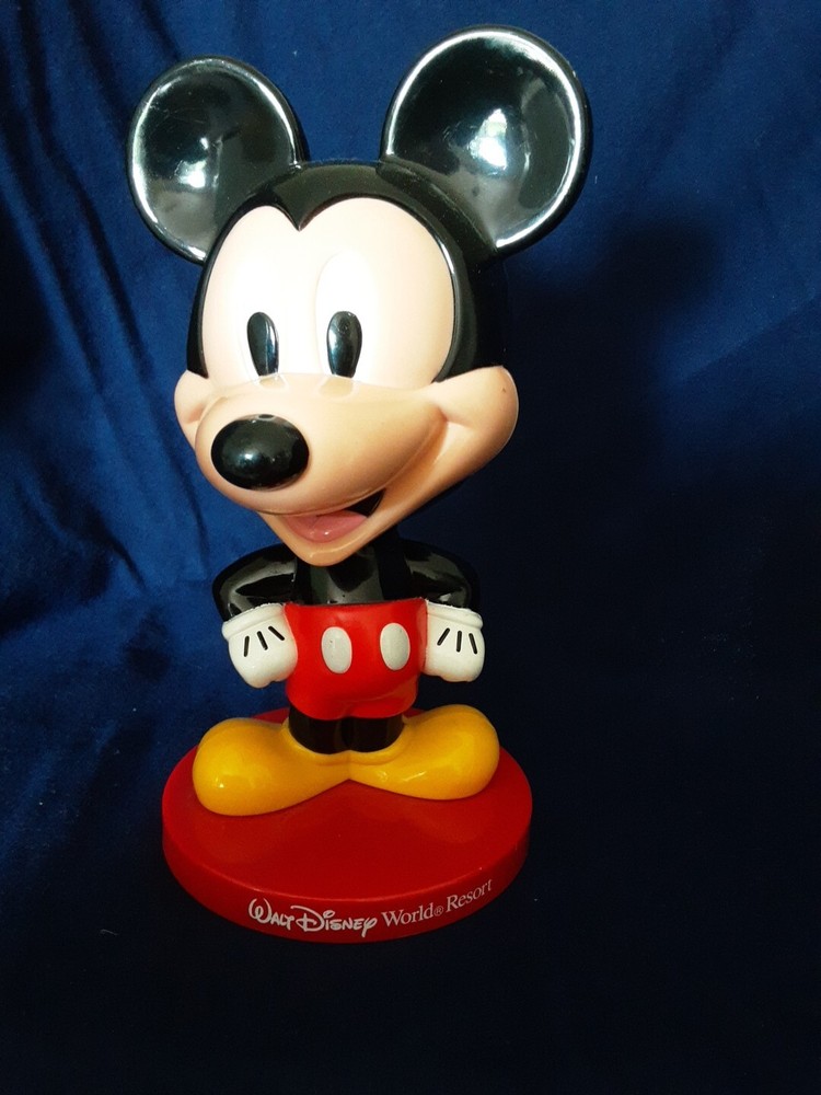 Mickey Mouse Bobblehead Disney World Resort Plastic