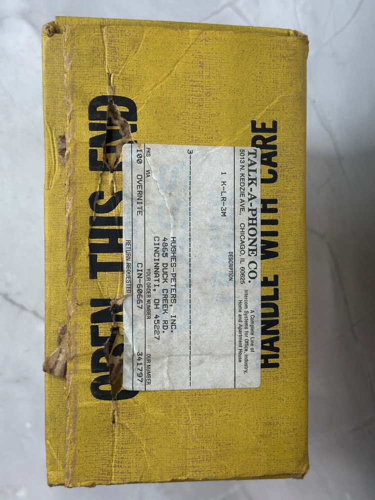 Vintage TALK-A-PHONE K-LR-3M Intercom Sub Station