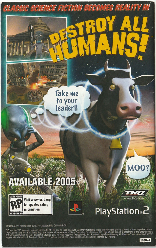 Smack Down VS Raw 2006 PS2 Original Replacement Manual Only