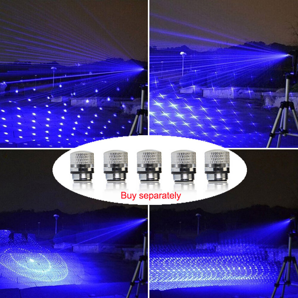 LMM9B Adjustable Focus Blue Laser Pointer 450nm Visible Beam Light only laser
